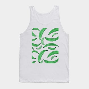 Watercolor bananas - green Tank Top